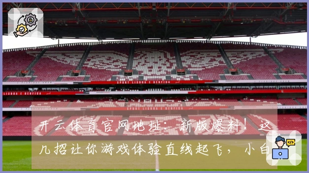 开云体育官网地址：新版爆料！这几招让你游戏体验直线起飞，小白也能变大神！